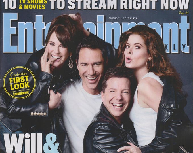 Entertainment Weekly August 11 2017 Will & Grace   Karen  Just Jack (Magazine: Movies, TV, Music, Books, Celebrities)