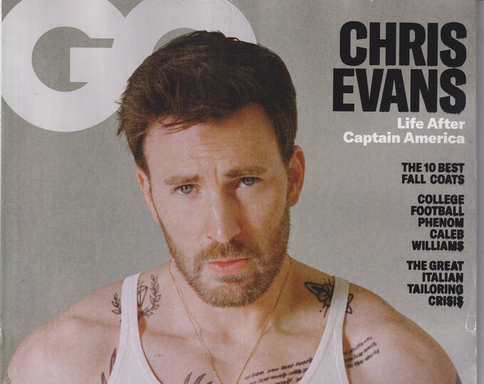 GQ October 2023 Chris Evans Life After Captain America  (Magazine: Men's)