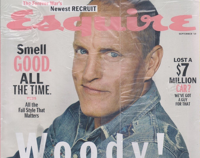 Esquire September 2019 Woody Harrelson   (Magazine: Men's, General Interest)