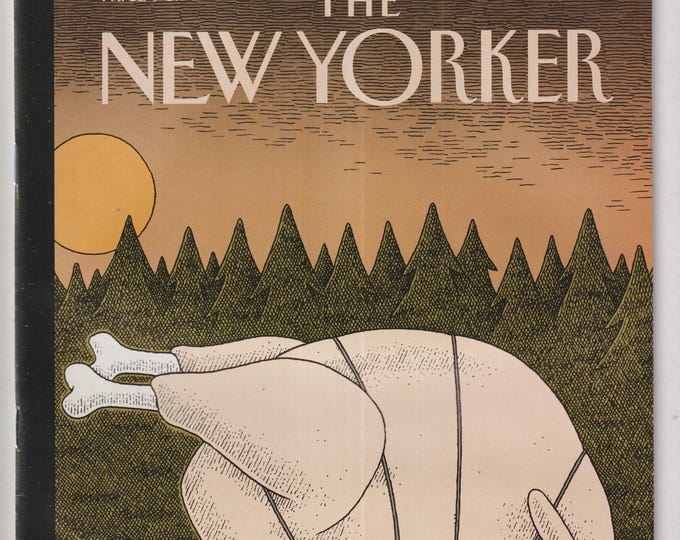 The New Yorker December 2, 2013 Turkey Day Cover, David Zwirner, California, Joe's Diary  (Magazine: General Interest)