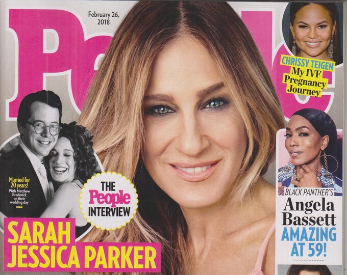 People February 26, 2018 Sarah Jessica Parker My Own Story