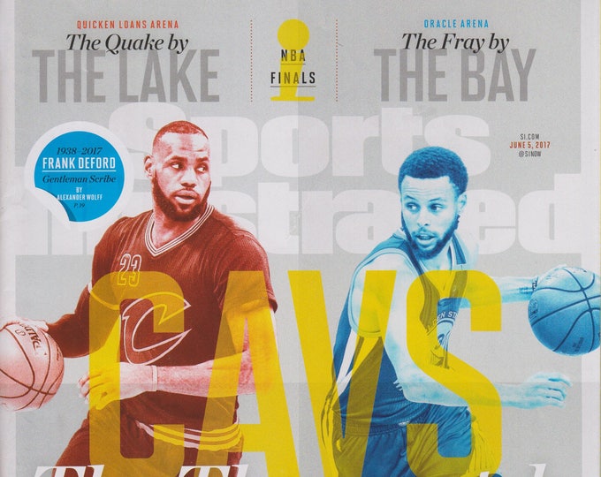 Sports Illustrated June 5, 2017 Cleveland vs. Golden State LeBron James & Steph Curry