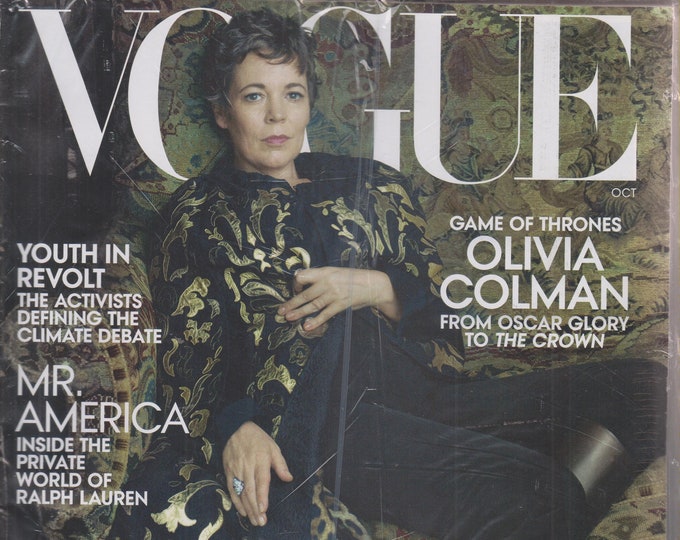 Vogue October 2019 Game of Thrones Olivia Colman (Magazine: Women's, Fashion)