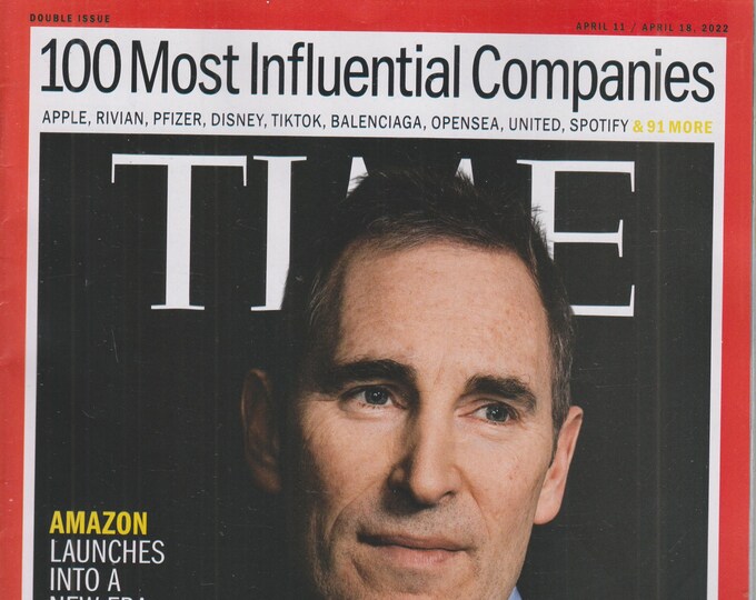 Time April 11-18, 2022 Andy Jassy - 100 Most Influential Companies  (Magazine: Current Events, General Interest)