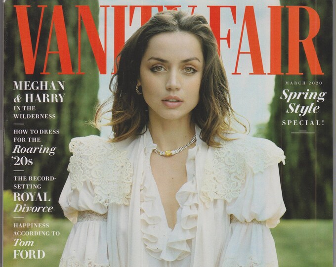 Vanity Fair March 2020 All About Ana De Armas  (Magazine: General Interest)