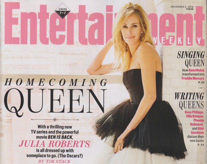 Entertainment Weekly November 2, 2018 Julia Roberts Homecoming Queen (Magazine: TV & Movies, Celebrity)