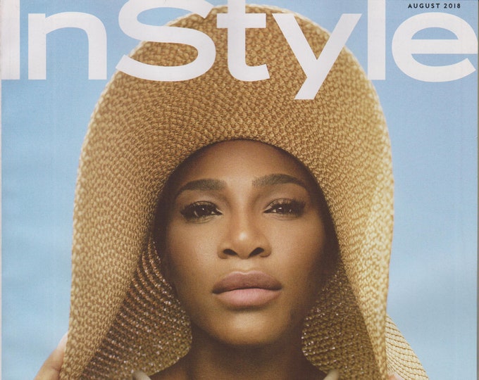 InStyle August 2018 Serena Williams (Magazine: Fashion, Lifestyle)
