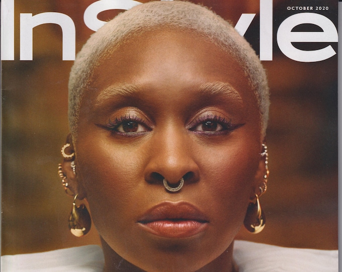 InStyle October 2020 Cynthia Erivo - The Beauty Issue (Magazine: Fashion, Lifestyle)