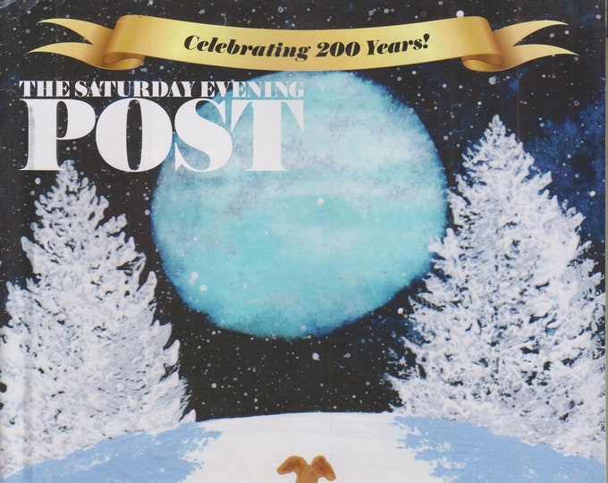 The Saturday Evening Post November December 2021 Greatest Holiday Cover Art!, Tech Gifts, Dennis Quaid(Magazine, Americana)
