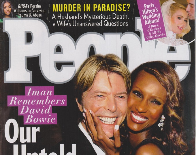 People November 29, 2021 Iman Remembers David Bowie  (Magazine: Celebrity, General Interest)