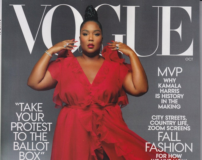 Vogue October 2020 Lizzo On Hope, Justice and Election 2020  (Magazine: Fashion)