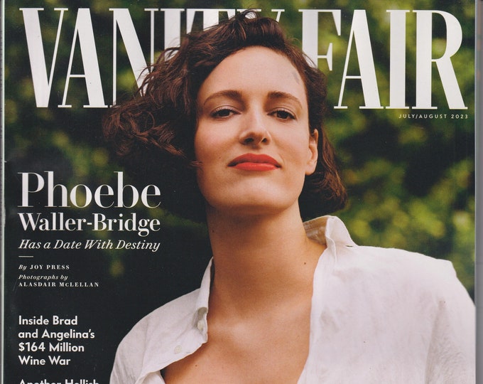 Vanity Fair July August 2023 Phoebe Waller-Bridge, Donald Trump, Brad Pitt  (Magazine: General Interest)