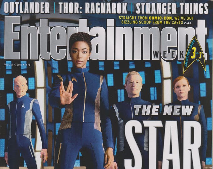 Entertainment Weekly August 4, 2017 The New Star Trek Doug Jones, Sonequa Martin-Green, Anthony Rapp & Mary Wiseman (Cover 3) (Magazine)