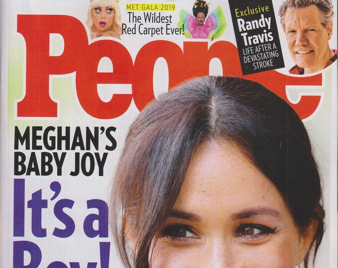 People May 20, 2019 Prince Harry & Meghan's Baby Joy It's A Boy!  (Magazine: Celebrities)