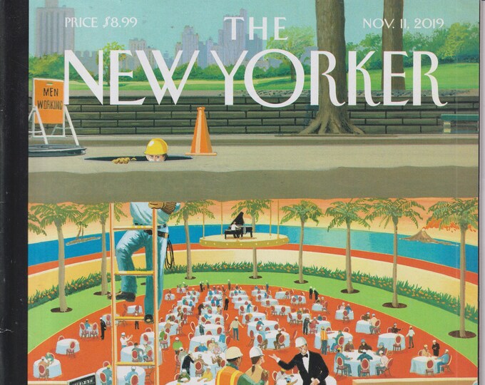 The New Yorker November  11, 2019 Down the Hatch Cover, Brazil's Rain Forest, Todd Haynes  (Magazine: General Interest)