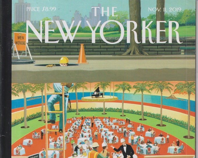 The New Yorker November  11, 2019 Down the Hatch Cover, Brazil's Rain Forest, Todd Haynes  (Magazine: General Interest)