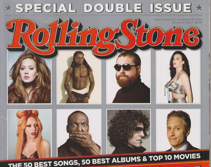 Rolling Stone December 22, 2011 2011 In Review, The 50 Best Songs, 50 Best Albums, & Top 10 Movies (Magazine: Music, Commentary)