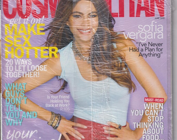 Cosmopolitan June 2013 Sofia Vergara, Your Sexiest Summer Ever (Magazine: Lifestyle, Women's)