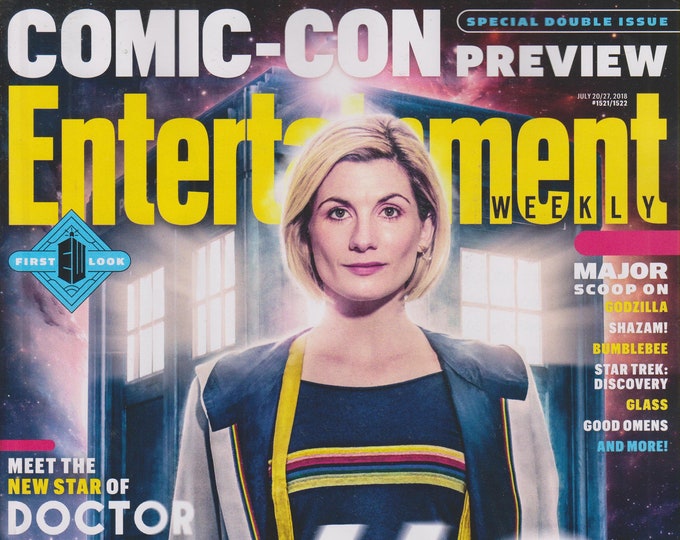 Entertainment Weekly July 20/27, 2018 Jodie Whittaker - Meet The New Star of Doctor Who