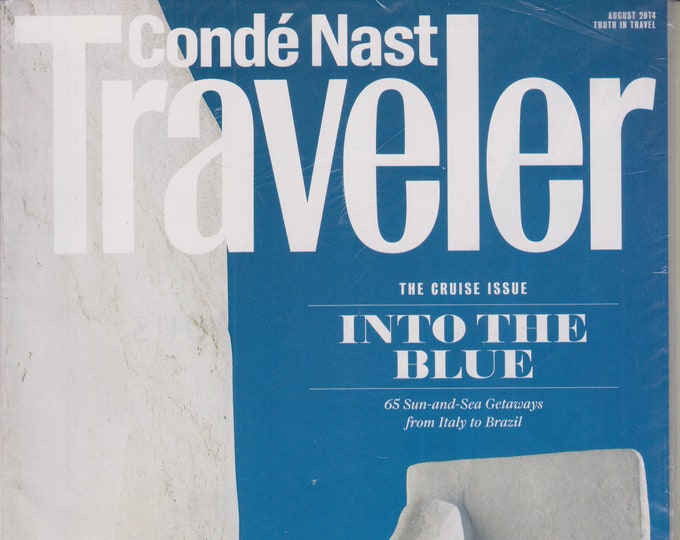 Conde Nast Traveler August 2014 - Into the Blue 65 Sun and Sea Destinations From Italy to Brazil