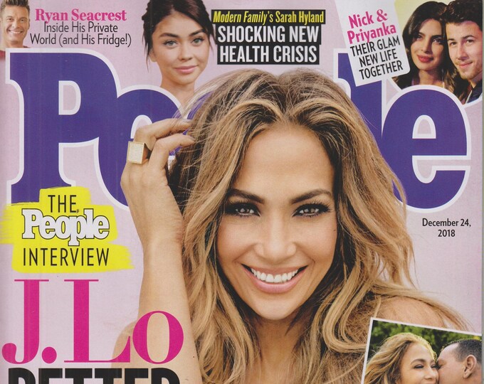 People December 24, 2018 J. Lo Better Than Ever at 49!  All Her Secrets  (Magazine, Celebrities)