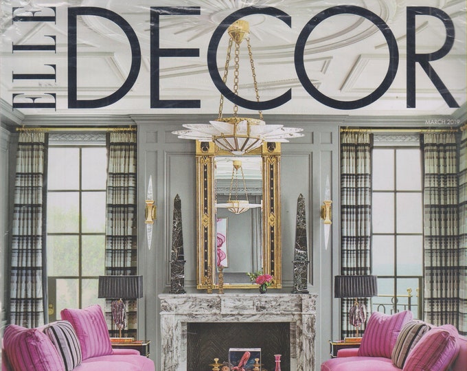 Elle Decor March 2019 The Great American Design Issue (Magazine: Home Decor)