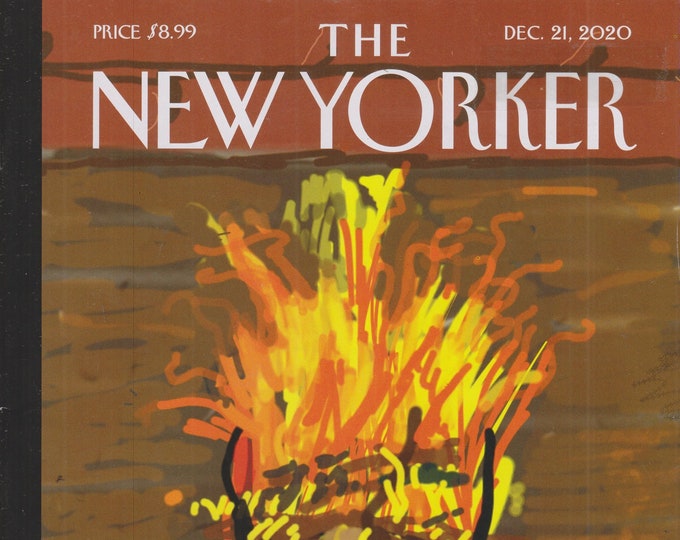 The New Yorker December 21, 2020 Hearth Cover, Arthur Jafa, Monthly Horoscope,  (Magazine: General Interest)