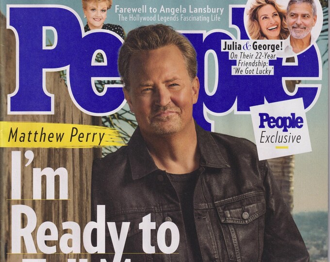 People October 31, 2022 Matthew Perry, Angela Lansbury Julia Roberts & George Clooney  (Magazine: Celebrity)