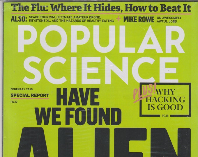 Popular Science February 2015 Have We Found Alien Life? (Magazine: Science & Technology)