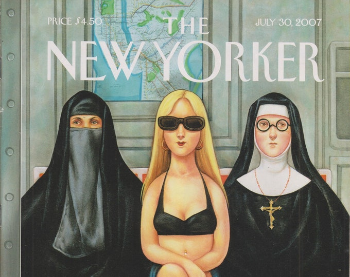 The New Yorker July 30, 2007 Girls Will Be Girls Cover, Antiques, Bionic Prostheses,  Bonobos (Magazine: General Interest)