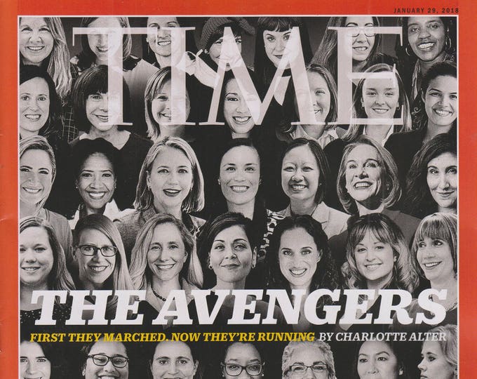 Time Magazine January 29, 2018 The Avengers