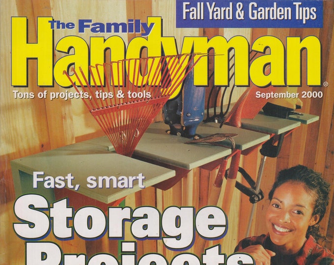 The Family Handyman September 2000 Fast, Smart Storage Projects for Your Workshop, Garage, and Home (Magazine: DIY, Home Improvement)