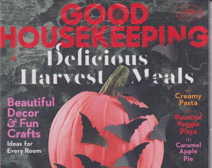 Good Housekeeping October 2020 Delicious Harvest Meals (Magazine: Home & Garden)