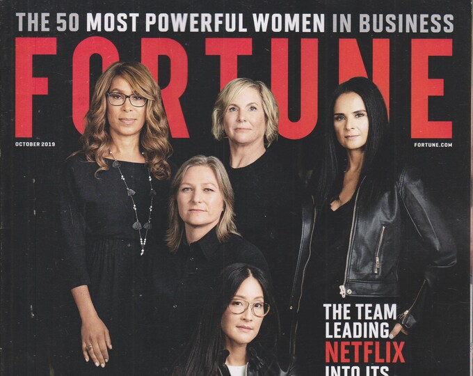 Fortune  October 2019 Streaming Warriors Issue; 50 Most Powerful Women In Business   (Magazine: Finance, Business)