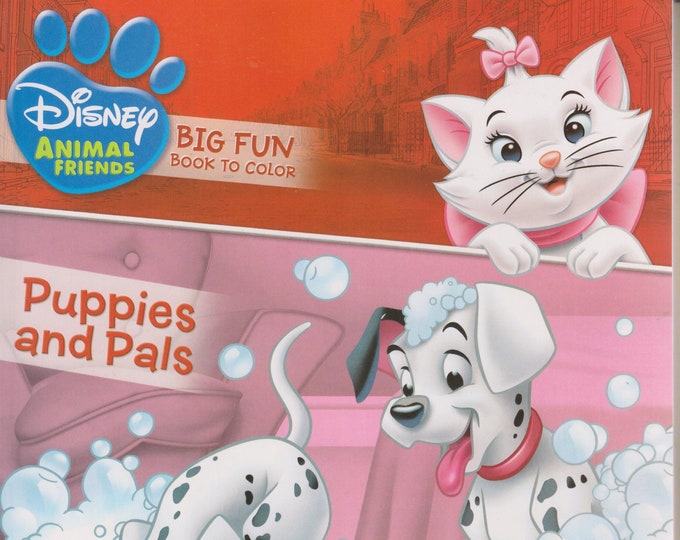 Disney Animal Friends Big Fun Book to Color - Puppies And Pals (Children's, Coloring Book)