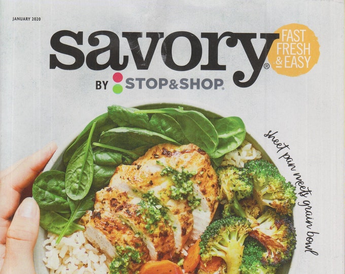 Savory January 2020  Clean Slate - 45 Good-For-You Recipes (Magazine: Cooking, Recipes)