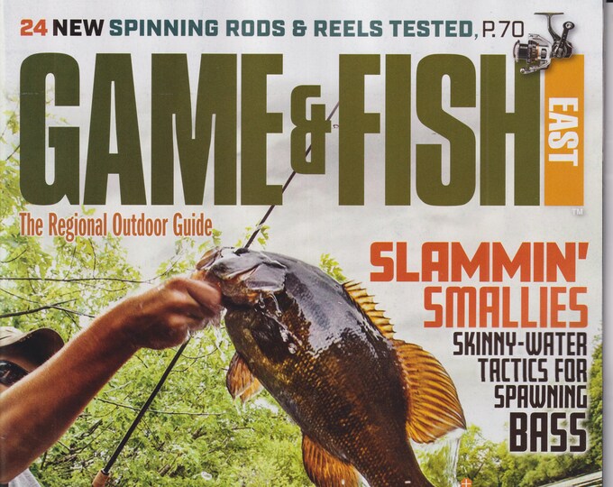 Game & Fish East May 2021 Slammin' Smallies Skinny Water Tactics for Spawing Bass  (Magazine Fishing, Outdoor Recreation)