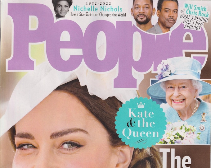 People August 15, 2022 Princess Kate - The Making of A Queen,  Nichelle Nichols, Will Smith, Chris Rock  (Magazine: Celebrity)