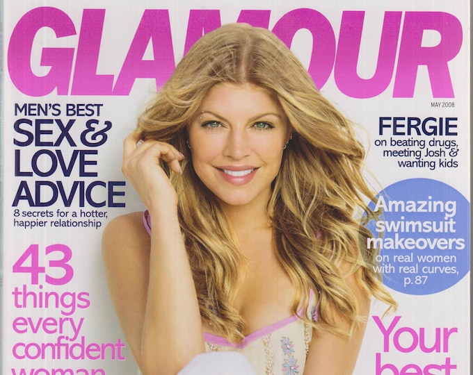 Glamour May 2008 Fergie On Beating Drugs, Meeting Josh, & Wanting Kids (Magazine: Women's)