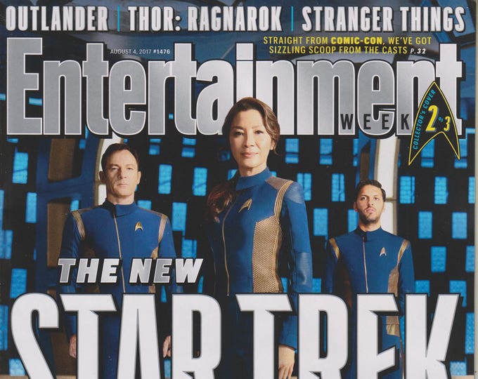 Entertainment Weekly August 4, 2017 The New Star Trek Jason Isaacs, Michelle Yeoh, Shazad Latif (Cover 2)