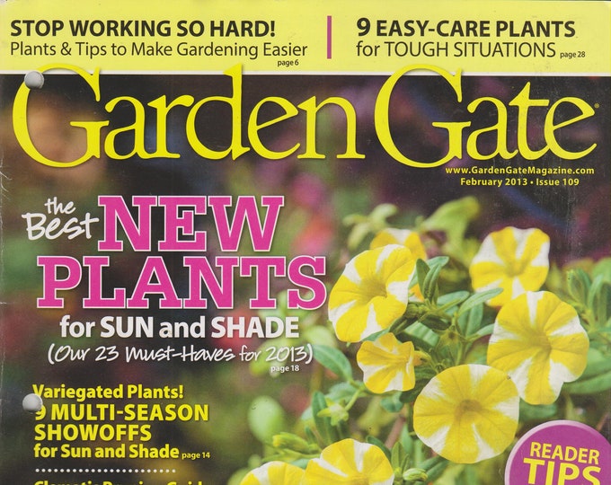 Garden Gate February 2013 The Best New Plants for Sun and Shade (Magazine: Gardening)