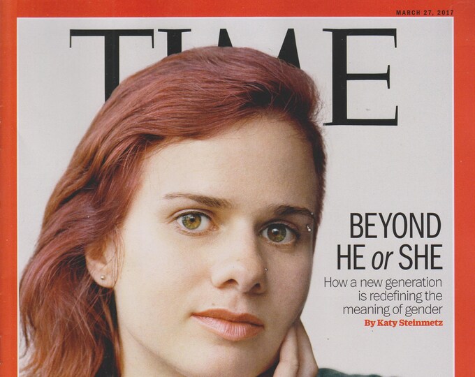 Time March 27, 2017 Beyond He or She (Magazine: Current Events, News)