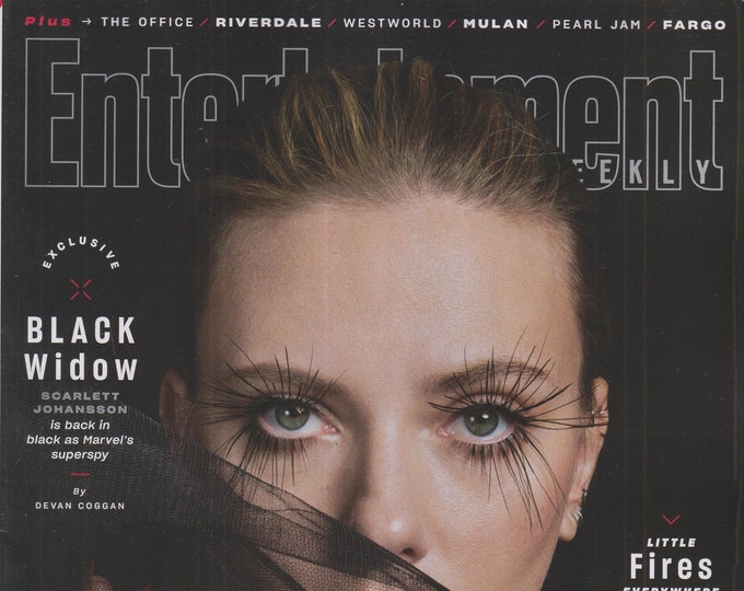 Entertainment Weekly April 2020 Scarlett Johansson Black Widow is Back (Magazine: Movies, Music, Film, TV,  Books, Celebrities)