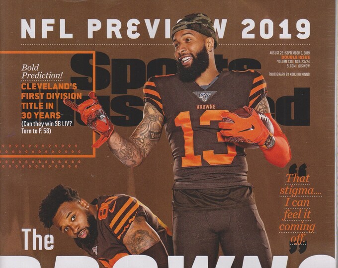 Sports Illustrated August 26 - September 2, 2019 Jarvis Landry & Odell Beckham Jr.  The Browns Are Back (Magazine: Sports)