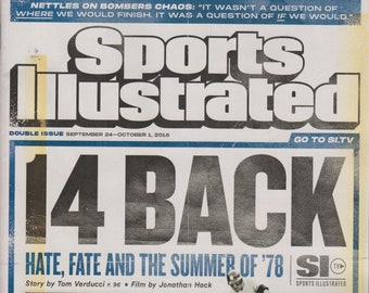 Sports Illustrated September 24 - October 1,  2018 14 Back Hate, Fate and the Summer of '78  (Red Sox & Yankees)