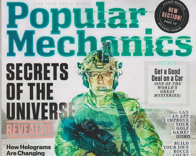 Popular Mechanics July August 2015 Secrets of the Universe Revealed  (Magazine: Science & Technology)