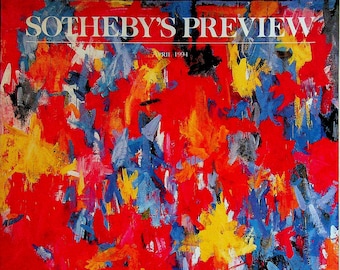 Sotheby's Preview April 1994  Dali, Space & Color, Jasper Johns, Michael Ainslie (Magazine: Antiques, Art)