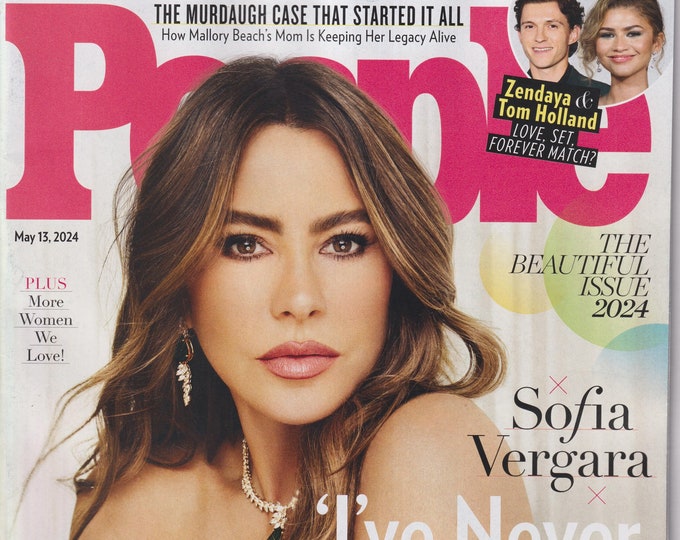 People May 13, 2024 Sofia Vergara, The Beautiful Issue, Zendaya & Tom Holland (Magazine: Celebrity, Gossip)