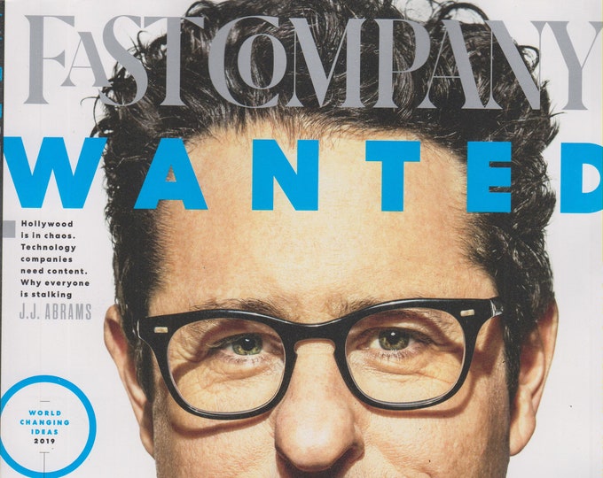 Fast Company May 2019 J  J Abrams. Wanted (Magazine: Business, Technology)