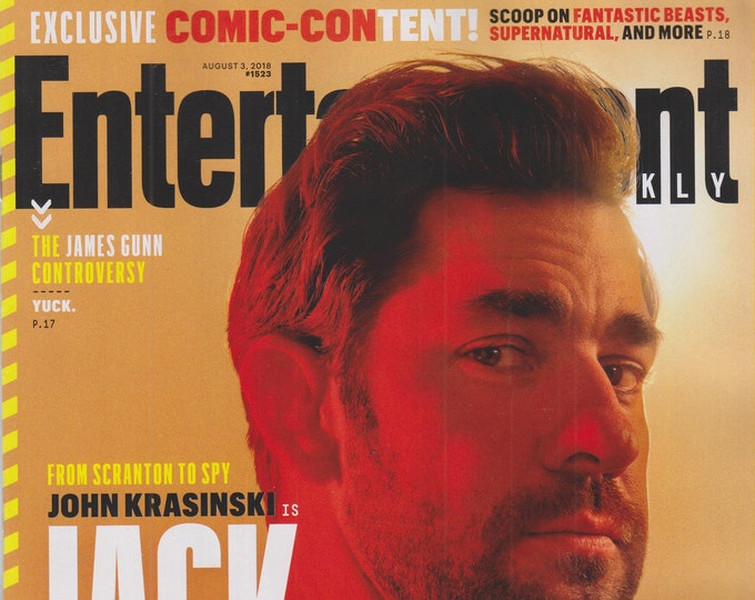 Entertainment Weekly  August 3, 2018 From Scanton to Spy John Krasinski is Jack Ryan